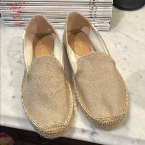 Soludos Tan Espadrille Flats size 8.5 M